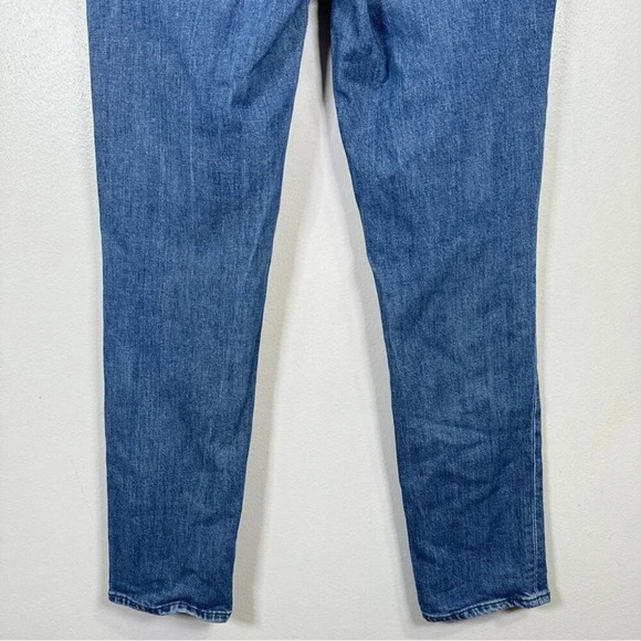 Paige Womens Size 27 Sarah Slim Destructed Ribbed Jeans - Picture 14 of 16